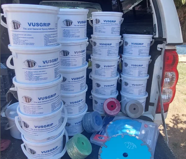 USGRIP two-part epoxy adhesive for granite tombstone bonding – Vus Cutting Technology South Africa